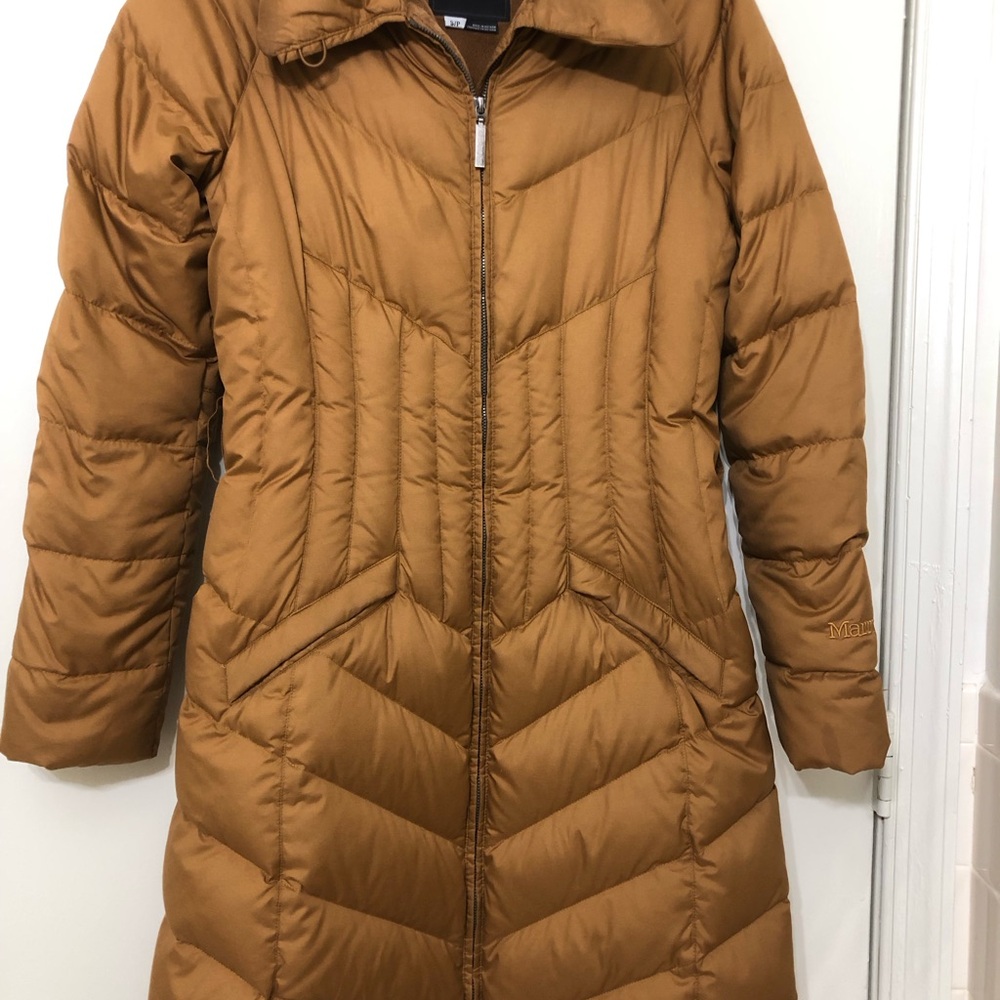 Marmot Women's Tan Puffer Jacket